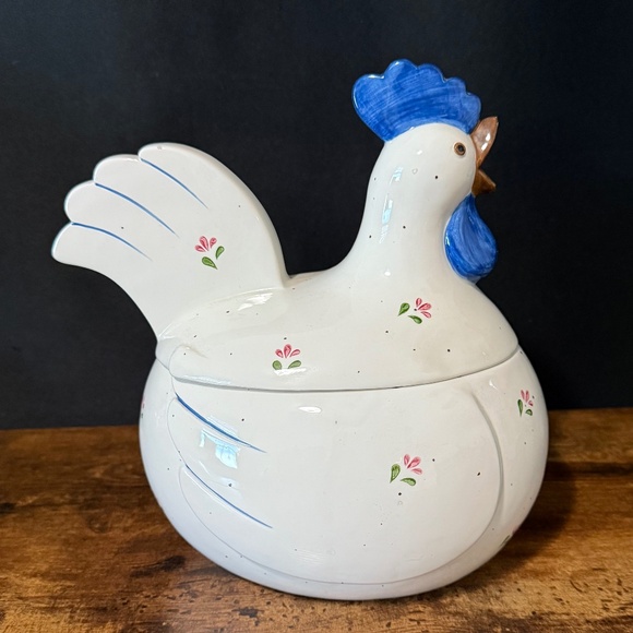 OTAGIRI Hand Crafted Chicken Hen Cookie Jar - Picture 6 of 9